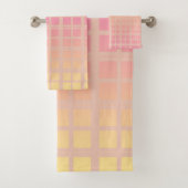パターン（の模様が）ある方形 バスタオルセット (インサイチュ)