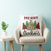 「パターン（の模様が）ある木」 クッション (椅子)