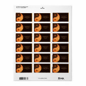 パターン（の模様が）ある陰陽金ゴールド ラベル (フルシート)