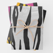 パターン（の模様が）ある顔マスク ラッピングペーパーシート (インサイチュ)