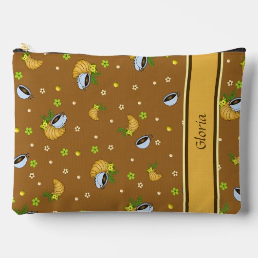 パターン（の模様が）ある アクセサリーポーチ (正面)