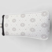 パターン（の模様が）ある ゴルフヘッドカバー (正面)