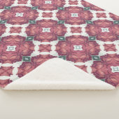 パターン（の模様が）ある シェルパブランケット (3/4)