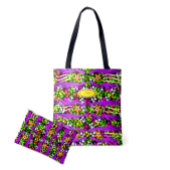 パターン（の模様が）ある トートバッグ