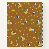 パターン（の模様が）ある ノートブック (裏面)