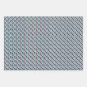 パターン（の模様が）ある ラッピングペーパーシート (正面2)