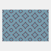 パターン（の模様が）ある ラッピングペーパーシート (正面)