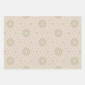 パターン（の模様が）ある ラッピングペーパーシート (正面3)