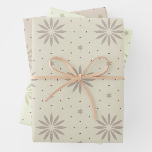 パターン（の模様が）ある ラッピングペーパーシート (インサイチュ)