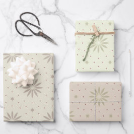 パターン（の模様が）ある ラッピングペーパーシート