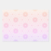 パターン（の模様が）ある ラッピングペーパーシート (正面2)