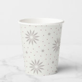 パターン（の模様が）ある 紙コップ (裏面)