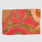 パターン アブストラクト ゴルフタオル (横)