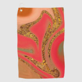 パターン アブストラクト ゴルフタオル (正面)