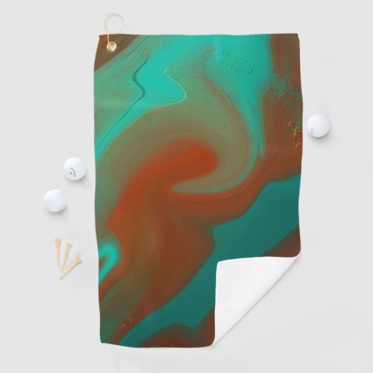 パターン アブストラクト。 ゴルフタオル (インサイチュ)