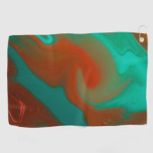 パターン アブストラクト。 ゴルフタオル (横)