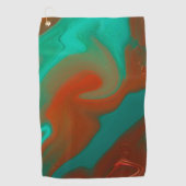 パターン アブストラクト。 ゴルフタオル (正面)