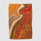 パターン アブストラクト。 ゴルフタオル (正面)