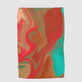 パターン アブストラクト ゴルフタオル (正面)