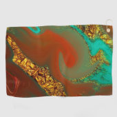 パターン アブストラクト ゴルフタオル (横)