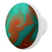 パターン アブストラクト セラミックノブ (右)