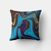 パターン アブストラクト マーブル クッション (裏面)