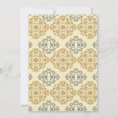 パターン ウエスタン カントリー 結婚式 招待状 (裏面)