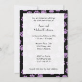 パターン オブ パウズ、ライラック パウズ、ドッグ パウズ、アニバーサリー 招待状 (正面)