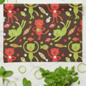 パターン キッチンタオル (折り畳み)