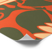 パターン グラフィック背景 ポスター (角)