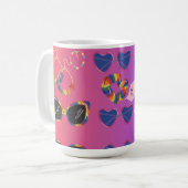 パターン コーヒーマグカップ (正面左)