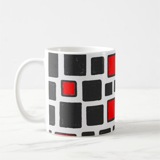 パターン コーヒーマグカップ (左)