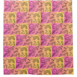 パターン シャワーカーテン