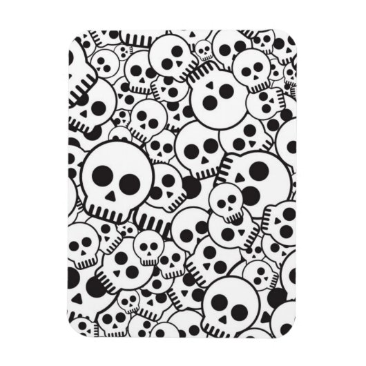 パターン(スカル) マグネット (縦)