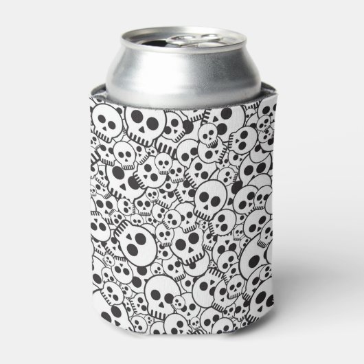 パターン(スカル) 缶クーラー (缶正面)