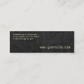 パターン スキニー名刺 (裏面)