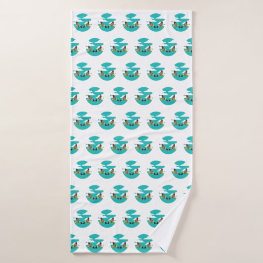 パターン バスタオル (バスタオル)