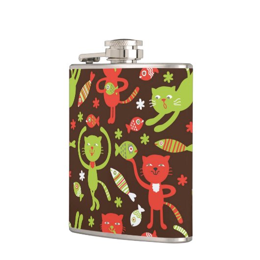 パターン フラスク (左)