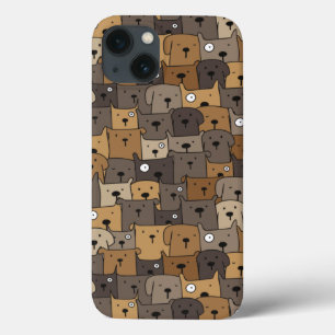 パターン ペット かわいい犬好き iPhone 13ケース