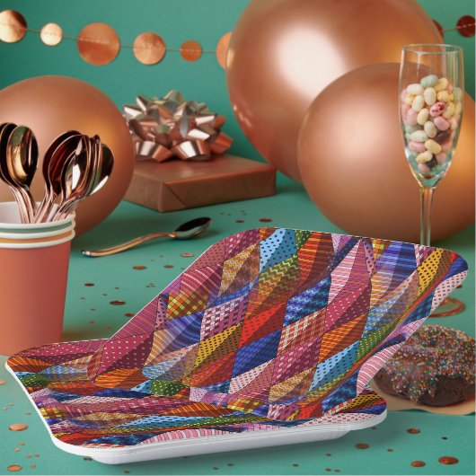 パターン ペーパープレート (複数)