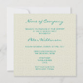 パターン＆ボーダーズ3 退職パーティー招待状 招待状 (裏面)