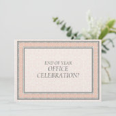 パターン＆ボーダー1 - 法人パーティー招待状 招待状 (スタンド正面)