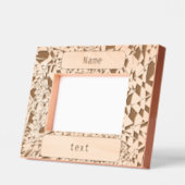 パターン レーザー彫刻フレーム (左)