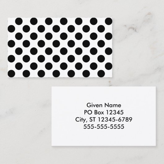 パターン 名刺 (正面/裏面)