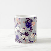 パターン(春の花付き)春fl コーヒーマグカップ (中央)