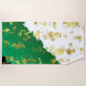 パターン，金属，デザイン，テクスチャ，形状，正方形， ビーチタオル (正面)