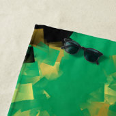 パターン，金属，デザイン，テクスチャ，形状，正方形， ビーチタオル (インサイチュ)