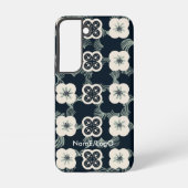 パターン_5_花_1 SAMSUNG GALAXYケース (裏面)