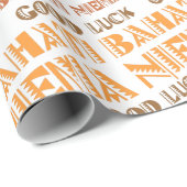 パターンBahati Niema，スワヒリで幸運 ラッピングペーパー (ロールコーナー)