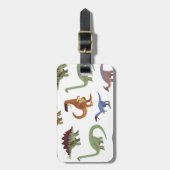 パターンdino漫画恐竜 ラゲッジタグ (正面縦)